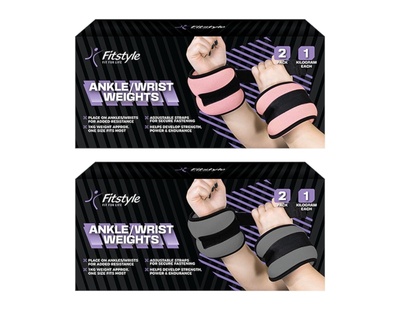 Wholesale Wrist/Ankle Weights 1KG 2pk