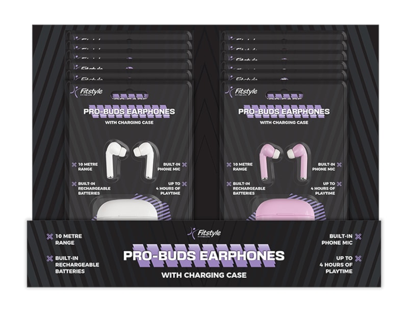 Wholesale Pro Earbuds with charging Case PDQ