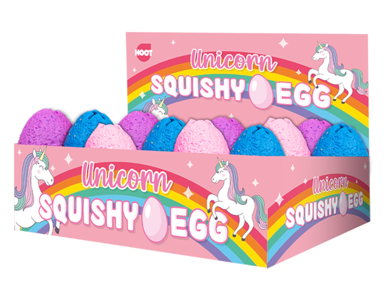 Wholesale Squishy Unicorn Egg PDQ|  Gem imports Ltd