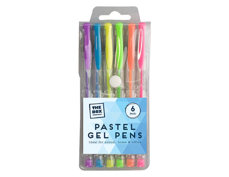 Wholesale Pastel Gel Pens - 6 Pack