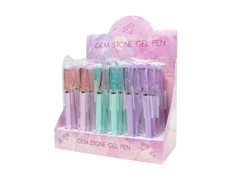 Wholesale Gem Stone Gel Pens