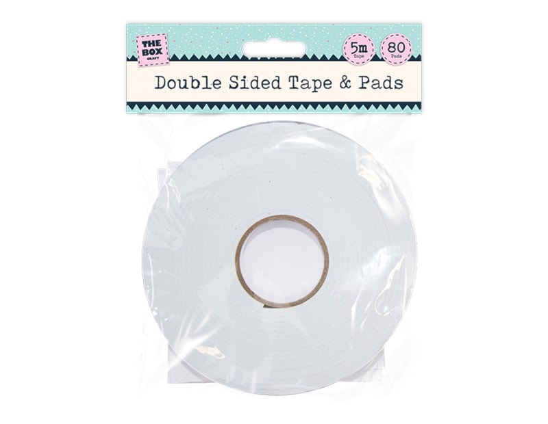 Wholesale Double sided Tape 5m & 80 pads