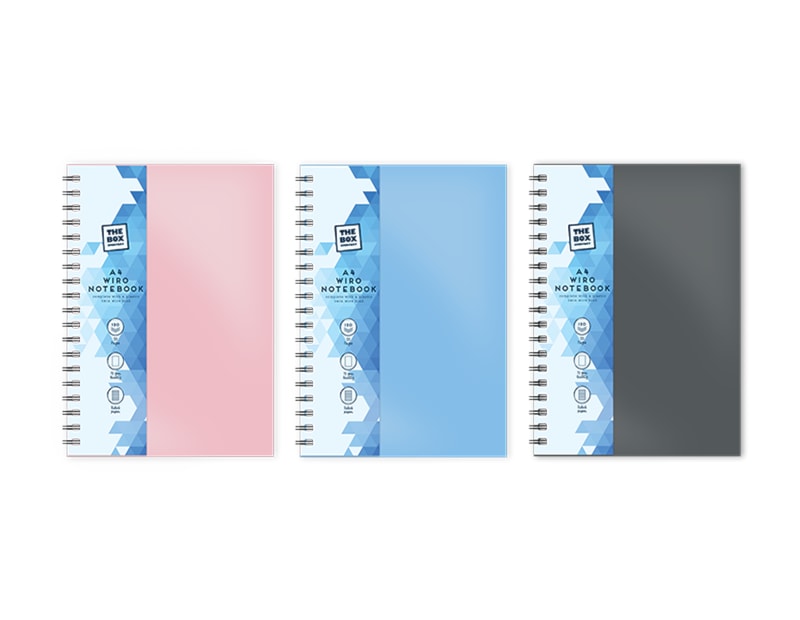 Wholesale A4 Wiro PP Cover Notebook