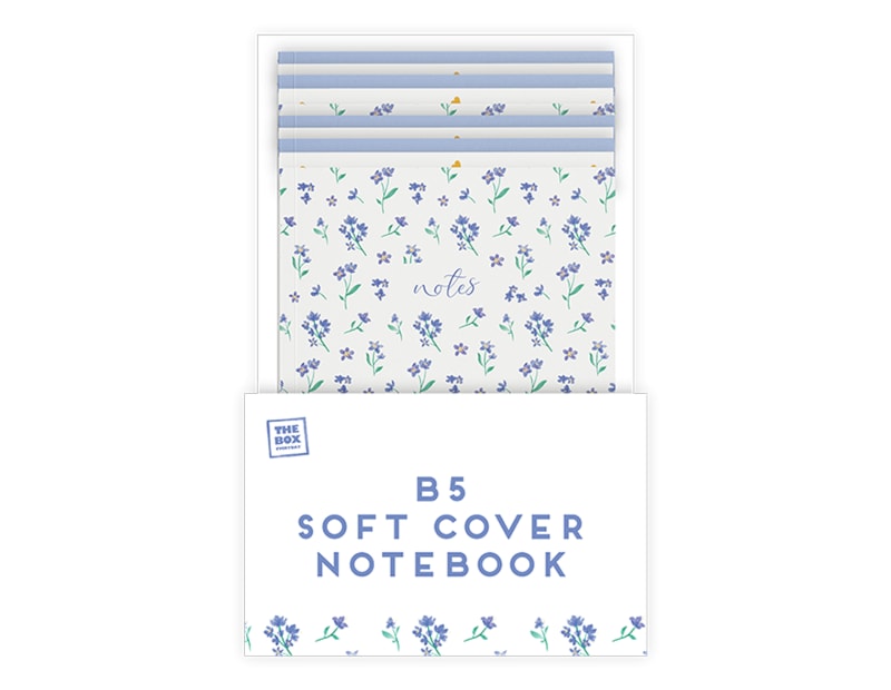 Wholesale B5 Soft Cover Notebook PDQ