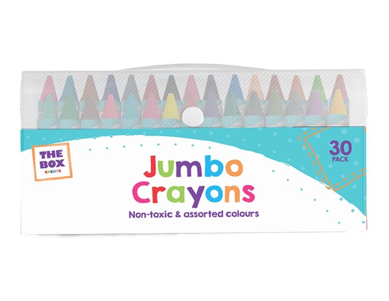 Wholesale Jumbo Crayons 30pk