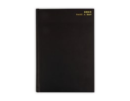 Wholesale 2025 Black A5 Page A Day Diary