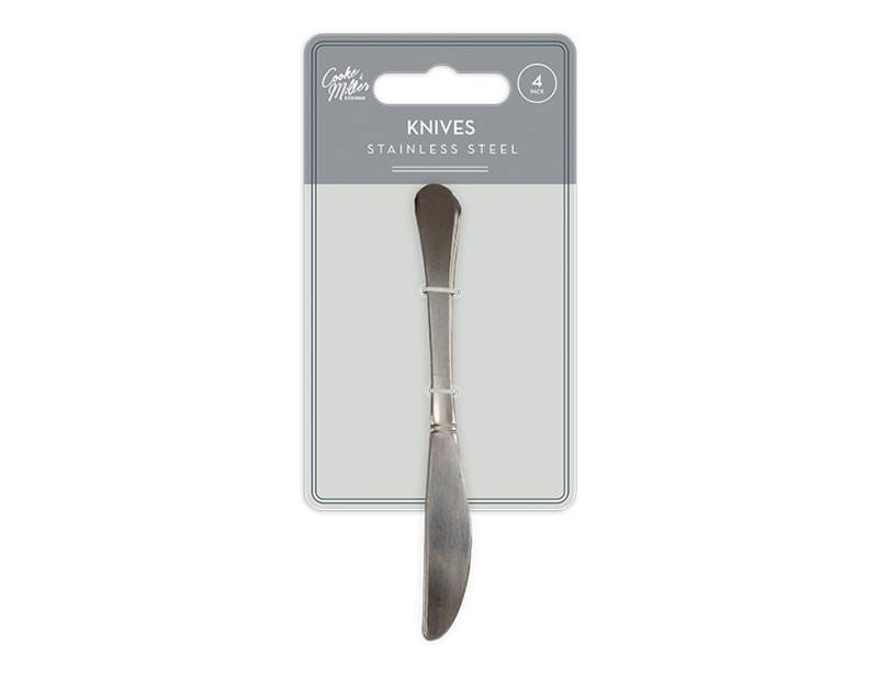 Wholesale Stainless Steel Knives 4pk