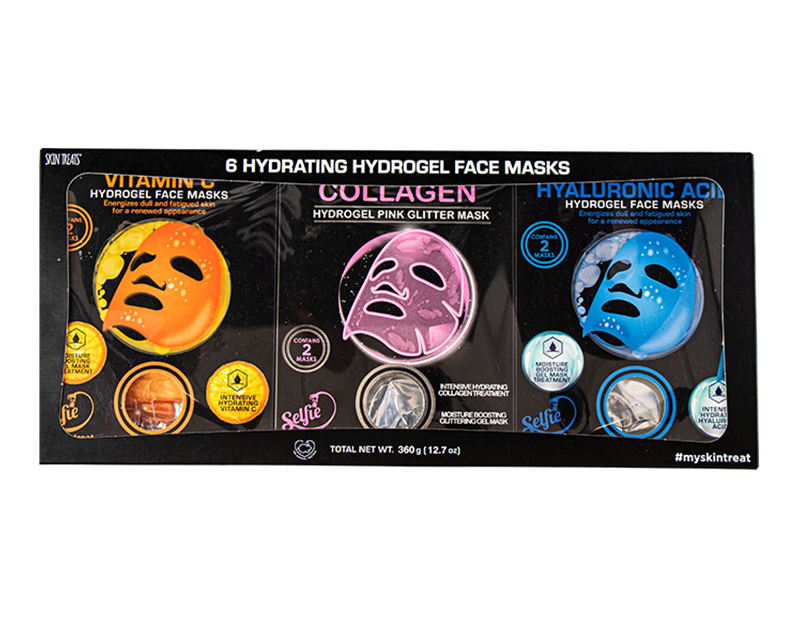 Wholesale hydrogel Mask Set boxed 6 pieces