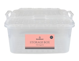 Wholesale Storage Box with Hinged Lid 13L