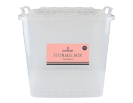 Wholesale Storage Box with Hinged Lid 25L