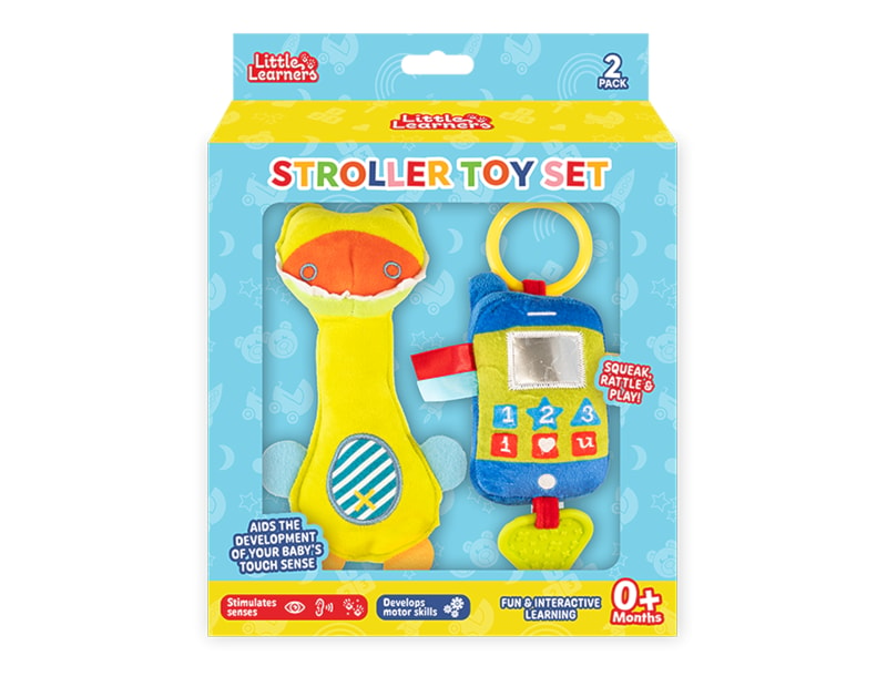 Wholesale Stroller Toy Set 2Pk