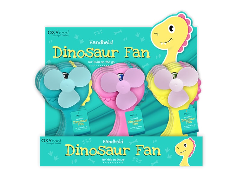 Wholesale Dinosaur Handheld Fan PDQ