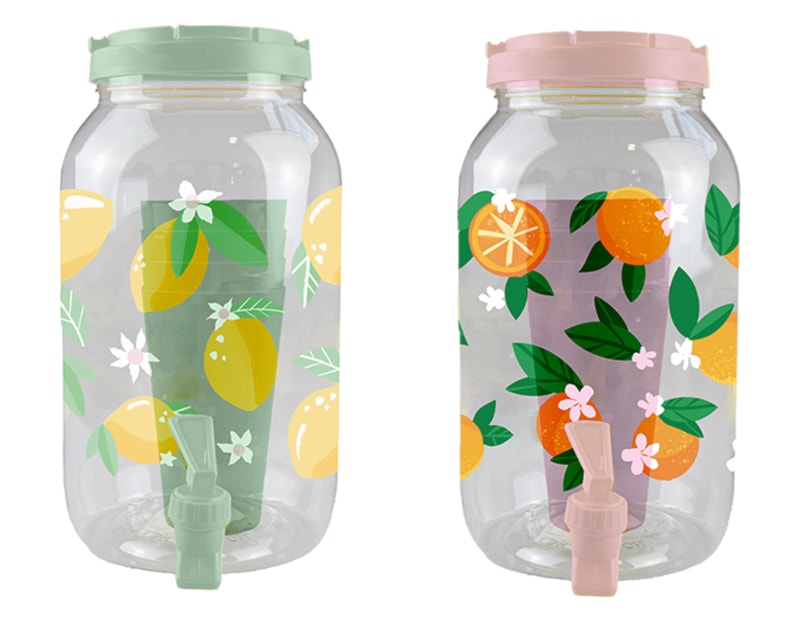 Wholesale Summer Party Fruit Drinks Dispenser with Tumblers