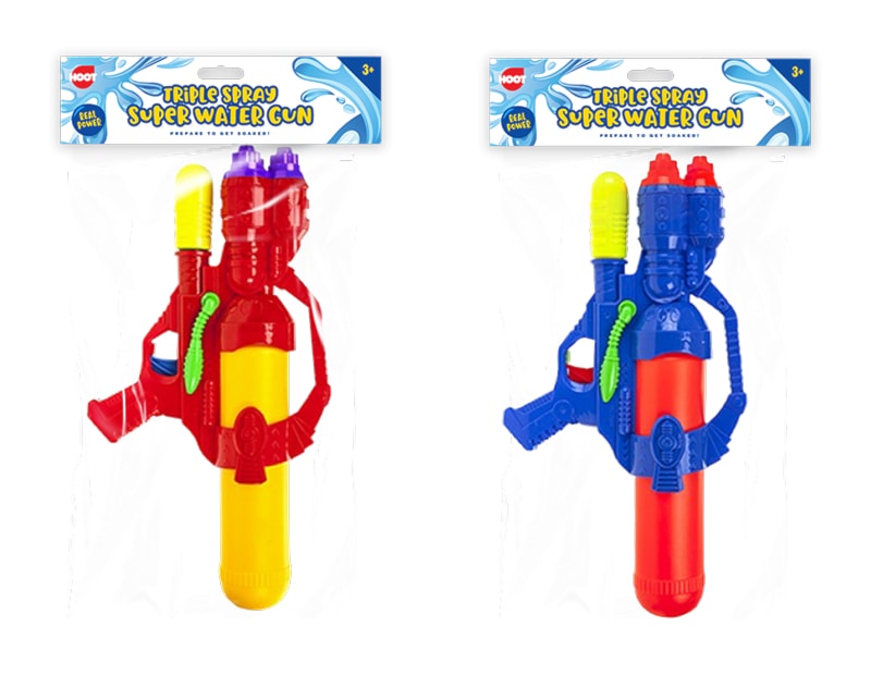 Wholesale Super Pump Triple Spray Water Gun