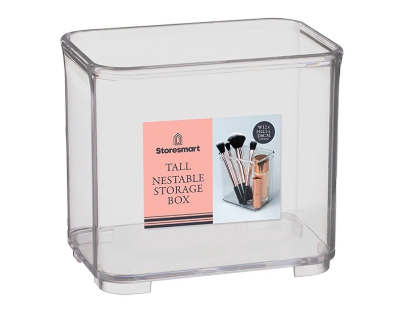 Wholesale Tall Nestable Storage Box 12.5X12X8cm