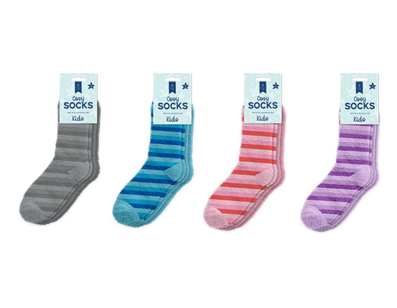 Wholesale Kids Cosy Socks 2pk