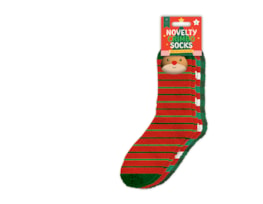 Wholesale Ladies Novelty Christmas Socks 3pk