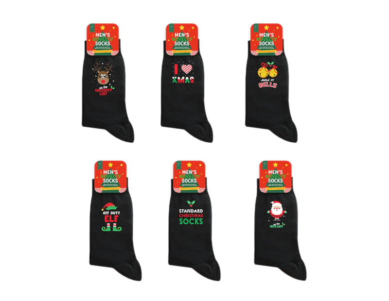 Wholesale Mens Novelty Christmas Socks