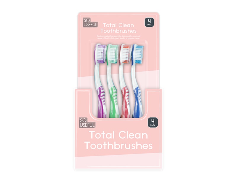 Wholesale Toothbrushes 4pk CDU