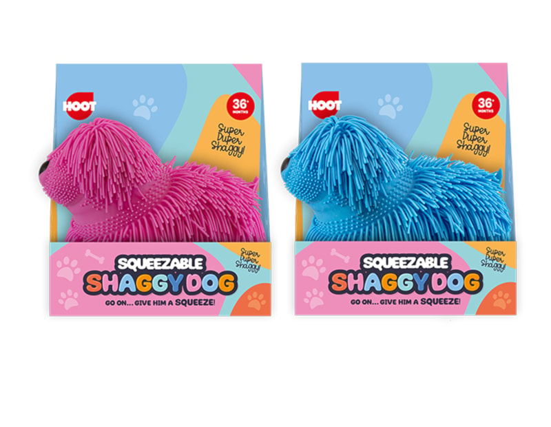 Wholesale Squeezable Shaggy Dog