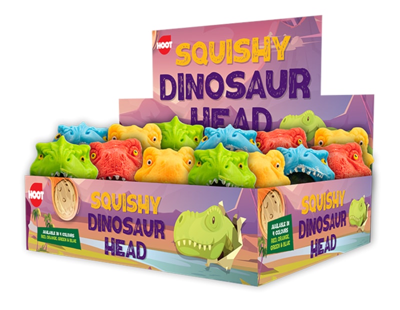 Wholesale Squishy Dinosaur Heads