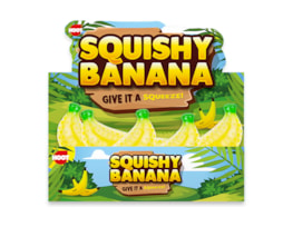 Wholesale Squishy Banana PDQ | Gem imports Ltd.