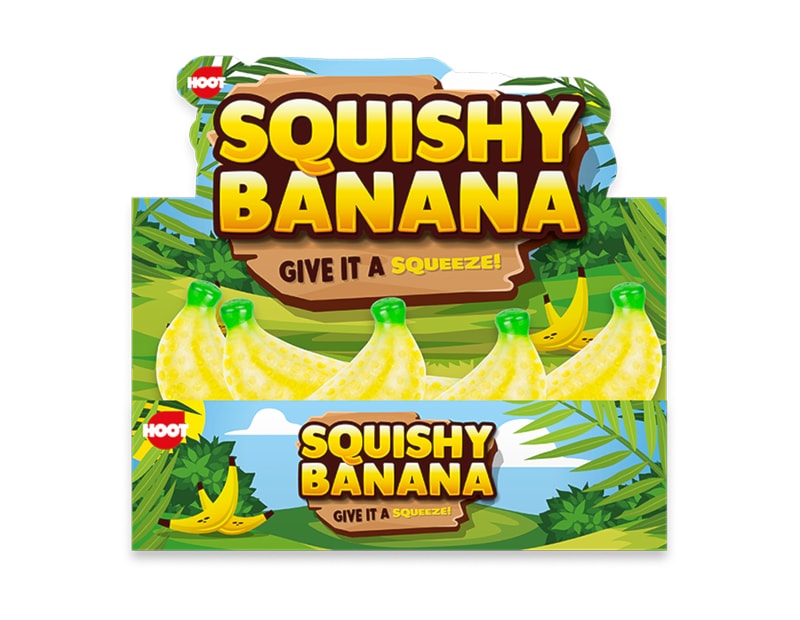 Wholesale Squishy Banana PDQ | Gem imports Ltd.