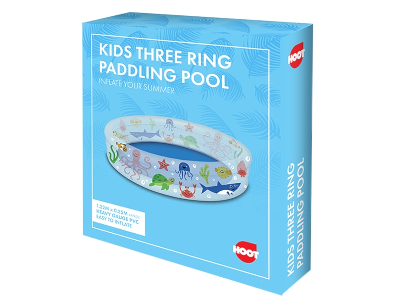 Wholesale Print Kids Three Ring Paddling Pool