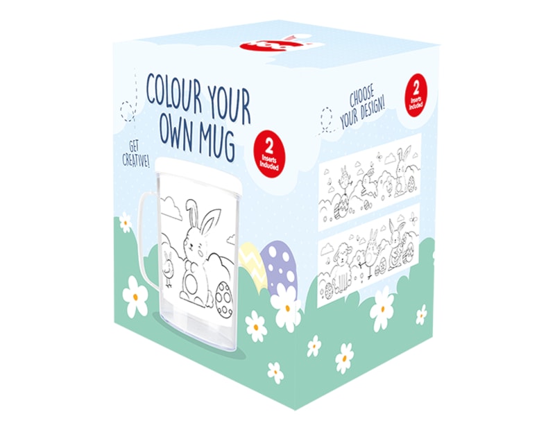 Wholesale Colour Your Own Easter Mug