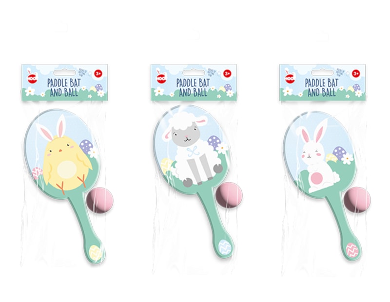 Wholesale Easter Paddle Bat & Ball