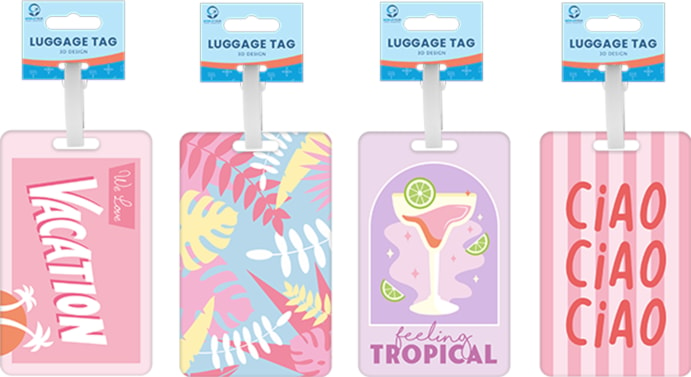 Wholesale Trend PVC Luggage Tag