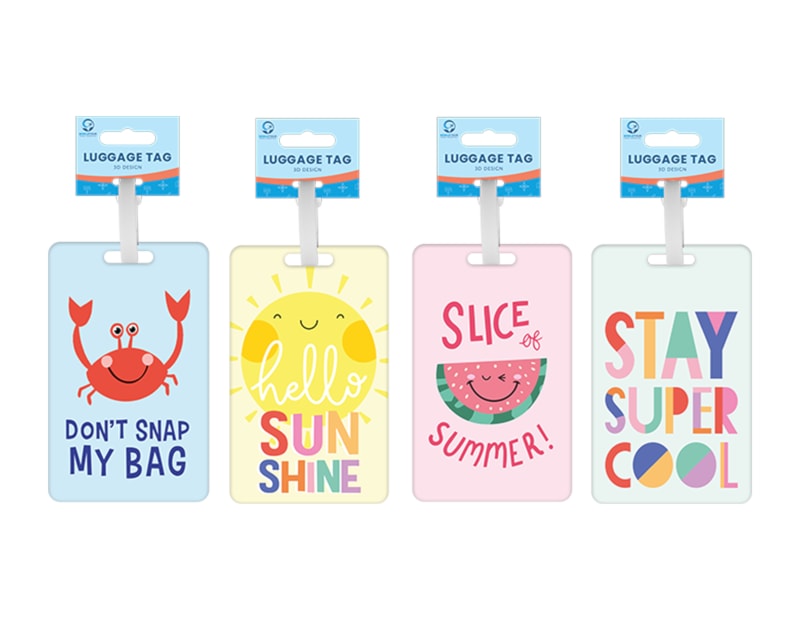 Wholesale Kids PVC Luggage Tag