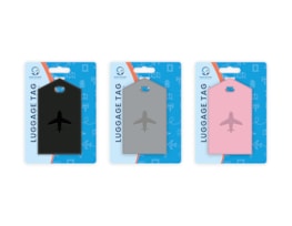 Wholesale PU Leather Print Travel Luggage Tag