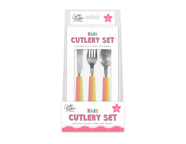 Wholesale Unicorn 3 Piece Cutlery Set PDQ