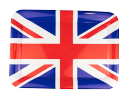 Union Jack Printed Tray 42cm x 30cm