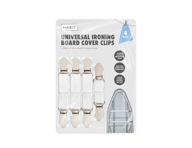 Wholesale Universal Ironing Board Cover Clips 4pk