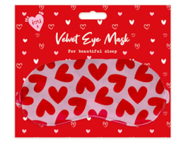 Wholesale Valentine's Velvet Eye Mask