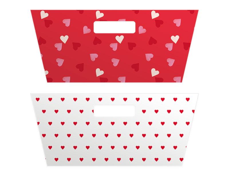 Wholesale Valentines Printed Hamper Tray