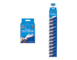 Wholesale Vinyl Gloves 12pk With Clip Strip