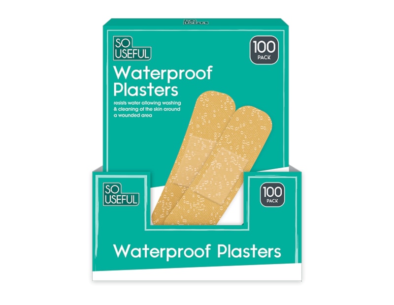 Wholesale Waterproof Plasters 100pk CDU