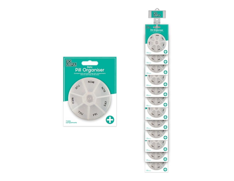 Wholesale Weekly Pill Organiser With Clip Strip