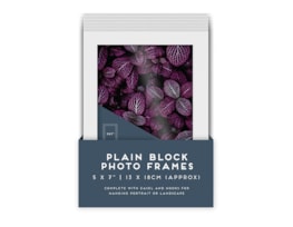 Wholesale White Block Photo Frame 5 X 7" 1pk PDQ