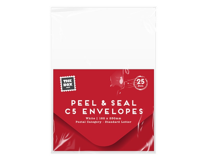 Wholesale white C5 peel and seal envelope | Gem imports Ltd.