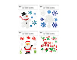 Wholesale Christmas Gel Window Stickers