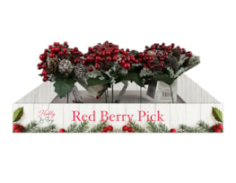 Wholesale Christmas Red Berry Pick