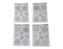 Wholesale Glitter Snowflake Window Stickers