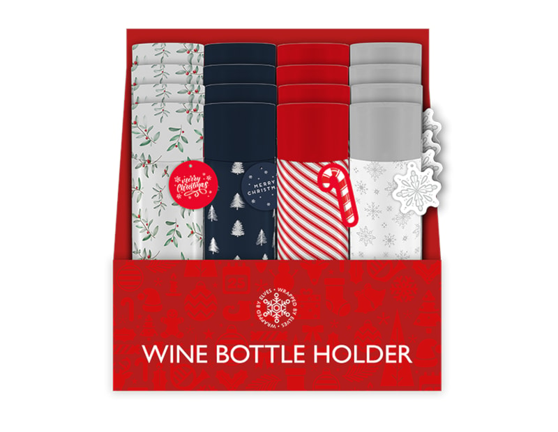 Wholesale Christmas Bottle Holders | Bulk Buy Christmas Gift Bags & Boxes