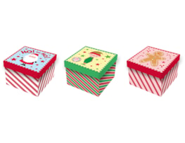 Wholesale Christmas Printed Square Gift Box | Bulk Buy Christmas Gift Boxes