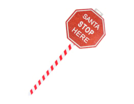 Wholesale Christmas Santa Stop Here Signs