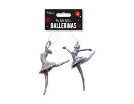 Wholesale Rose Gold Glitter Ballerina Decorations